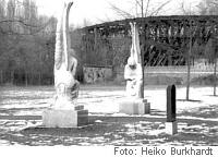 Berlin Wall at St .Hedwig's Cemetery
